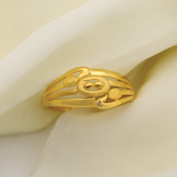24kt Gold Plated New Look Casting Ladies Ring_530 HANDA