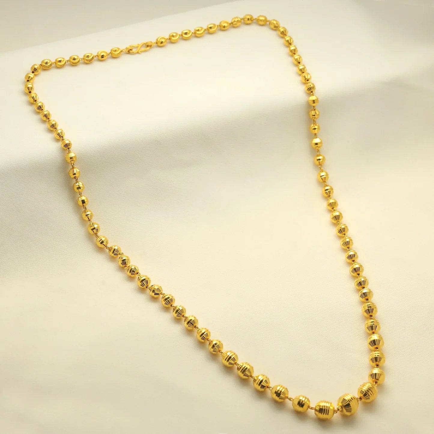 24Kt Gold Plated Matar Mala Dailywear/Partywear Ladies Mala - Handa Bangles