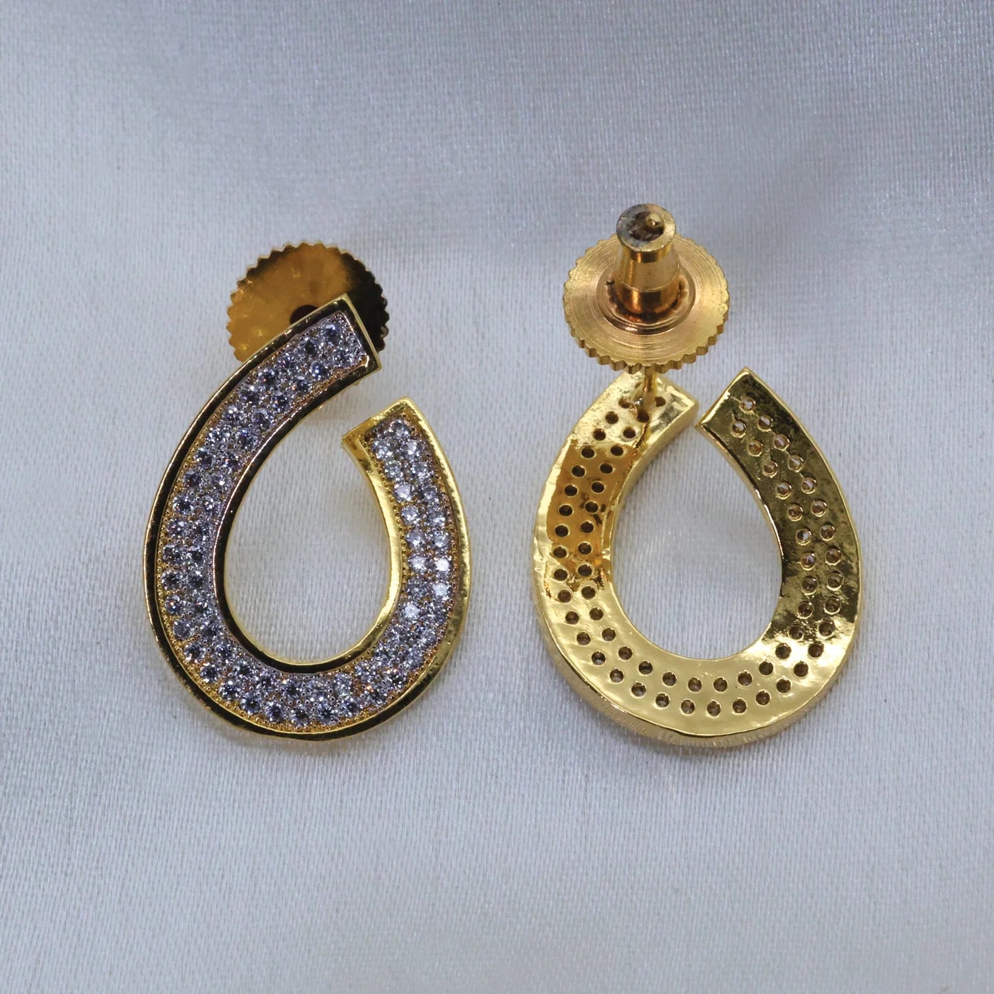 24Kt Gold Plated Lucky Shoe Stud Earring - Handa Bangles