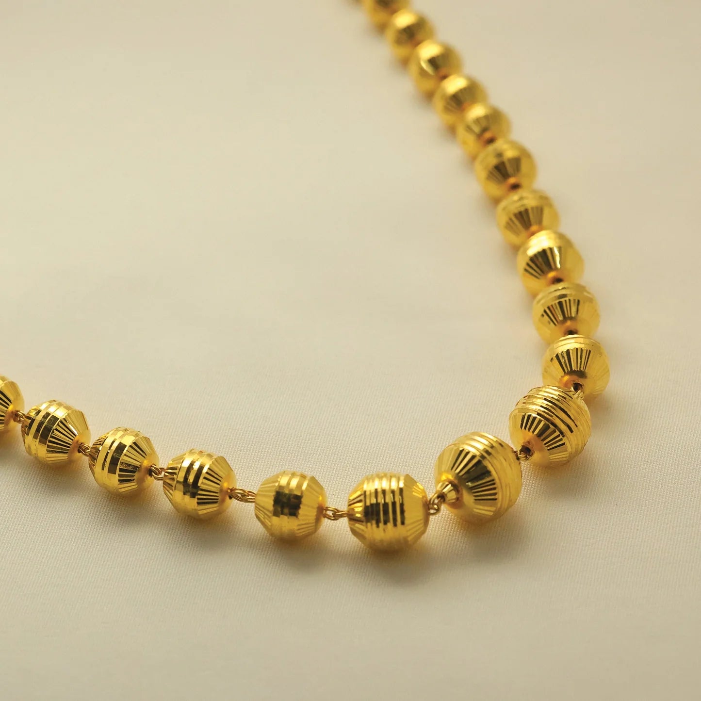 24Kt Gold Plated Matar Mala Dailywear/Partywear Ladies Mala - Handa Bangles