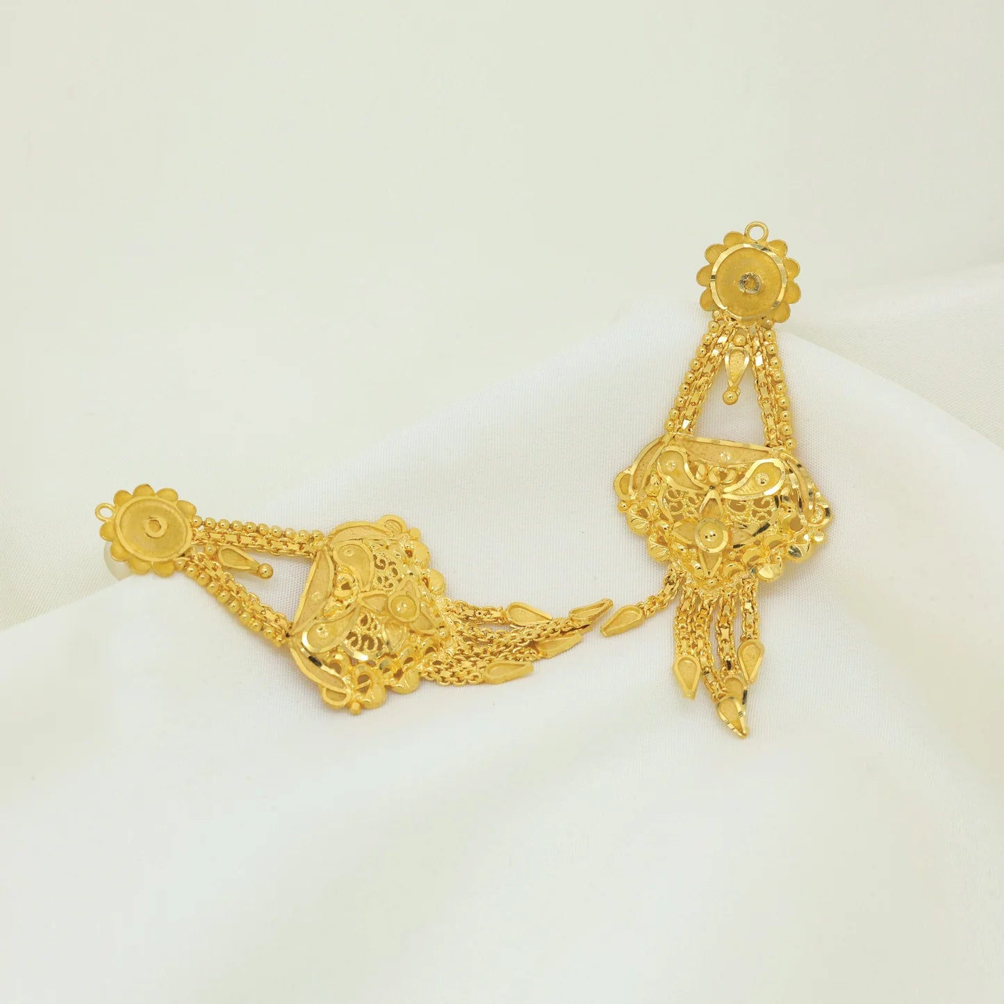 24kt Gold Plated Traditional Look Partywear Earings - Handa Bangles