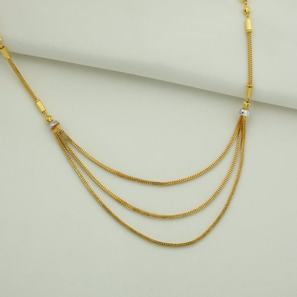 24Kt Gold Plated Multi Layer Ladies Chain