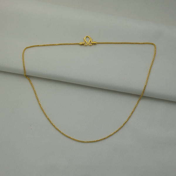 24Kt Gold Plated Classic Minimal Ladies Chain