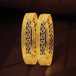 BANGLES1960-10 24kt Gold Plated Bangle