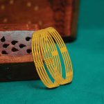 BANGLES1960-3 24kt Gold Plated Bangle