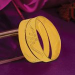 BANGLES1960-4 24kt Gold Plated Bangle