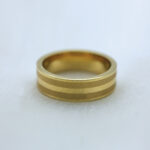 530 24kt Gold Plated Gents Ring