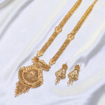 24Kt Gold Plated Traditional Long Set-218115