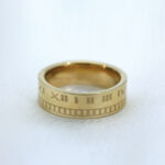 530 24kt Gold Plated Gents Ring