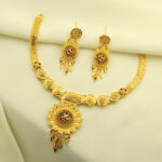 24kt Gold Plated Beautiful Short Set_1548
