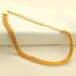 24Kt Gold Plated Jaali Design Necklace Look Dailywear/Partywear Ladies Chain_1500N