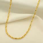 24Kt Gold Plated Trending Design Dailywear Ladies Chain_1400N