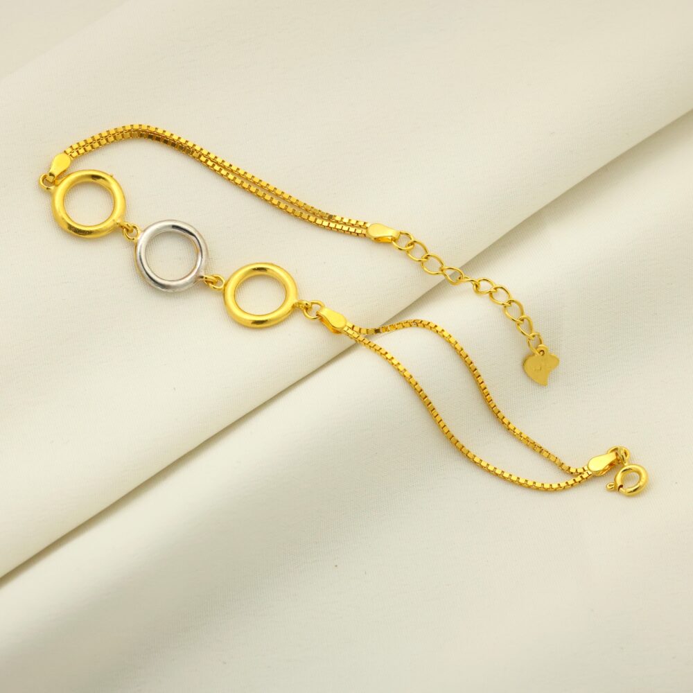 fancy lady bracelet 24 karat gold plated_1320